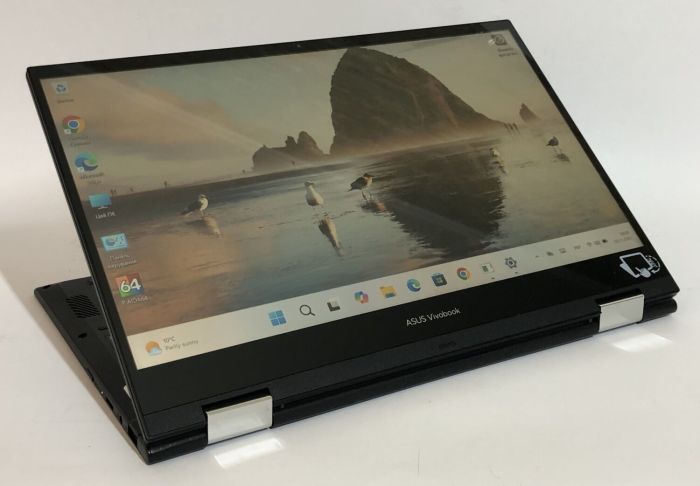 Ультрабук-трансформер Asus VivoBook Go 14 Flip TP1400KA / 14" (1920x1080) IPS Touch / Intel Celeron N4500 (2 ядра по 1.1 - 2.8 GHz) / 4 GB DDR4 / 128 GB SSD / Intel UHD Graphics / WebCam / Win 11 Home б/в - зображення 8