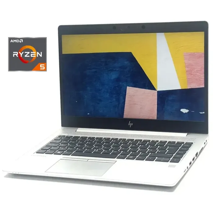 Ультрабук HP EliteBook 745 G6 / 14" (1920x1080) IPS Touch / AMD Ryzen 5 Pro 3500U (4 (8) ядра по 2.1 - 3.7 GHz) / 16 GB DDR4 / 256 GB SSD / AMD Radeon Vega 8 Graphics / WebCam / Win 10 Pro б/в - зображення 1