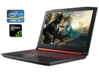 Ігровий ноутбук Б-клас Acer Nitro 5 AN515-53 / 15.6" (1920x1080) IPS / Intel Core i5-8300H (4 (8) ядра по 2.3 - 4.0 GHz) / 16 GB DDR4 / 128 GB SSD M.2 + 1000 GB HDD / nVidia GeForce GTX 1050, 4 GB GDDR5, 128-bit / WebCam б/в
