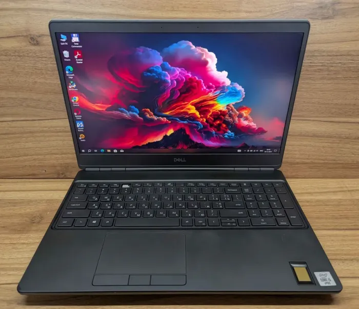 Мобільна робоча станція Б-клас Dell Precision 7550 / 15.6" (1920x1080) IPS / Intel Core i5-10400H (4 (8) ядра по 2.6 - 4.6 GHz) / 32 GB DDR4 / 480 GB SSD / nVidia Quadro T2000, 4 GB GDDR5, 128-bit / Fingerprint / Windows 10 б/в - зображення 2