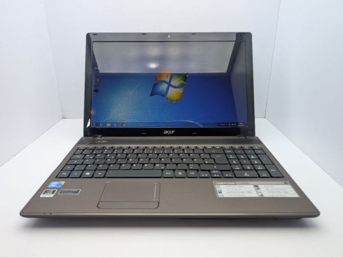 Ноутбук Acer Aspire 5742G / 15.6" (1366x768) TN / Intel Core i3-380M (2 (4) ядра по 2.53 GHz) / 6 GB DDR3 / 500 GB HDD / nVidia GeForce GT 540M, 1 GB GDDR3, 128-bit / WebCam б/в - зображення 2