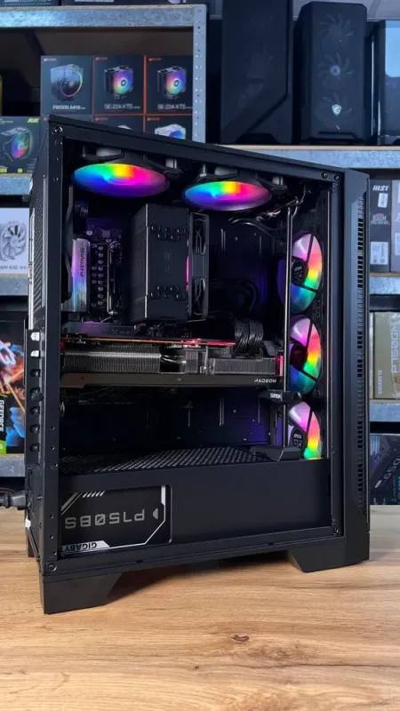 Збірка під замовлення: ігровий ПК MSI MAG Forge 120A B65 Tower / AMD Ryzen 5 7500F (6 (12) ядер по 3.7 - 5.0 GHz) / 32 GB DDR5 / 1000 GB SSD M.2 / AMD Radeon RX 6800 XT, 16 GB GDDR6, 256-bit / 750W б/в - зображення 6