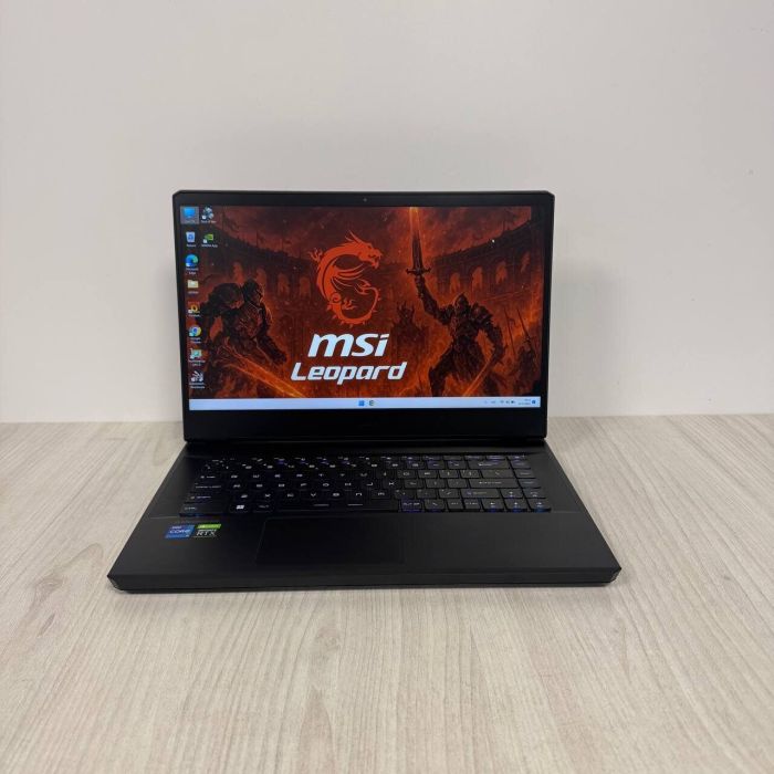 Ігровий ноутбук MSI GP66 Leopard 11UH / 15,6" (1920x1080) IPS / Intel Core i7-11800H (8 (16) ядер по 1,9 - 4,6 ГГц) / 16 ГБ DDR4 / 512 ГБ SSD / nVidia GeForce RTX 3080, 8 ГБ GDDR6, 256-біт / Веб-камера б/в - зображення 2