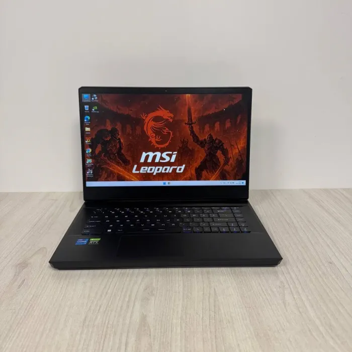 Ігровий ноутбук MSI GP66 Leopard 11UH / 15,6" (1920x1080) IPS / Intel Core i7-11800H (8 (16) ядер по 1,9 - 4,6 ГГц) / 16 ГБ DDR4 / 512 ГБ SSD / nVidia GeForce RTX 3080, 8 ГБ GDDR6, 256-біт / Веб-камера б/в - зображення 2