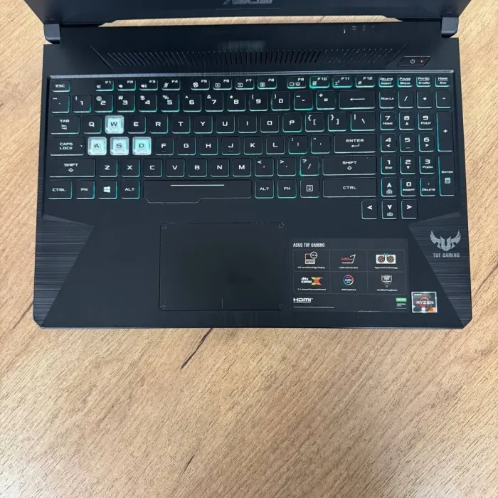 Ігровий ноутбук Asus TUF FX505DT / 15.6" (1920x1080) IPS / AMD Ryzen 5 3550H (4 (8) ядра по 2.1 - 3.7 GHz) / 16 GB DDR4 / 256 GB SSD + 1000 GB HDD / nVidia GeForce GTX 1650, 4 GB GDDR5, 128-bit / WebCam б/в - зображення 7