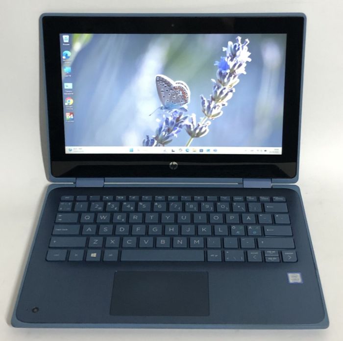 Нетбук-трансформер Б-клас HP ProBook x360 11 G6 EE / 11.6" (1366x768) TN Touch / Intel Core i3-10110Y (2 (4) ядра по 1.0 - 4.0 GHz) / 4 GB DDR3 / 128 GB SSD / Intel UHD Graphics / WebCam / Win 11 Pro б/в - зображення 2