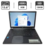 Ноутбук Acer Aspire V5 ZRQ / 15.6" (1366x768) TN / Intel Core i5-4200U (2 (4) ядра по 1.6 - 2.6 GHz) / 8 GB DDR3 / 128 GB SSD / Intel HD Graphics 4400 / WebCam б/в