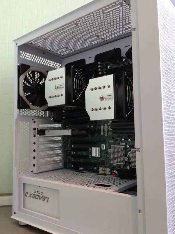 Сервер Mid Vinga Tower / 2x Intel Xeon E5-2699 v4 (18 (36) ядер по 2.2 - 3.6 GHz) / 128 GB DDR4 / 1 TB HDD / 1000W б/в - зображення 14