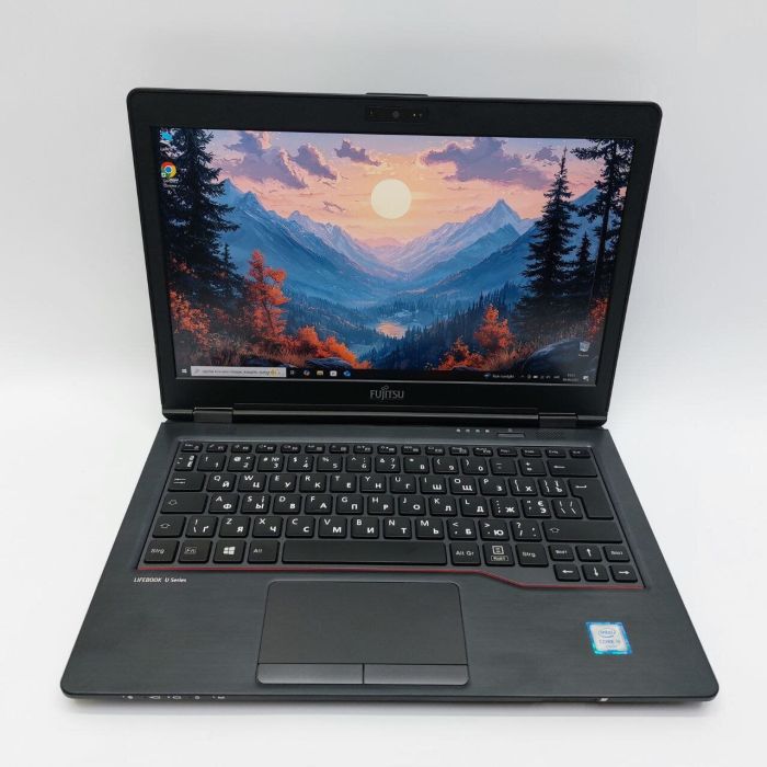 Нетбук Fujitsu LifeBook U727 / 12.5" (1920x1080) IPS / Intel Core i5-6200U (2 (4) ядра по 2.3 - 2.8 GHz) / 8 GB DDR4 / 256 GB SSD / Intel HD Graphics 520 / WebCam б/в - зображення 3