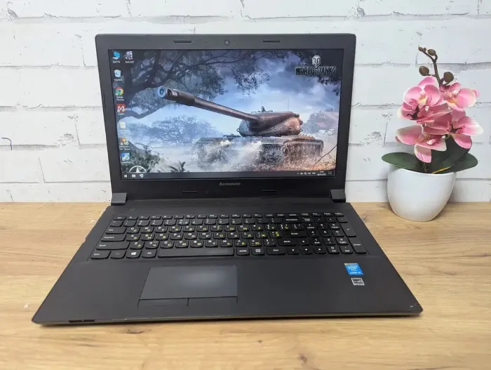 Ноутбук Б-клас Lenovo B50-70 / 15.6" (1366x768) TN / Intel Core i5-4210U (2 (4) ядра по 1.7 - 2.7 GHz) / 8 GB DDR3 / 128 GB SSD / Intel HD Graphics 4400 / WebCam б/в - зображення 2