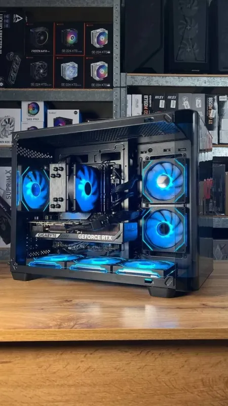 Збірка під замовлення: ігровий ПК AeroCool P300C-G-BK-v1 Tower / AMD Ryzen 7 7700 (8 (16) ядер по 3.8 - 5.3 GHz) / 32 GB DDR5 / 1000 GB SSD M.2 / nVidia GeForce RTX 5070, 12 GB GDDR7, 192-bit / 750W - зображення 5