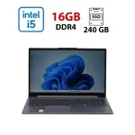 Ноутбук Lenovo IdeaPad Slim 3 15IRU8 / 15.6" (1920x1080) IPS Touch / Intel Core i5-1335U (10 (12) ядра по 3.4 - 4.6 GHz) / 8 GB DDR4 / 240 GB SSD / Intel Iris Xe Graphics / WebCam б/в