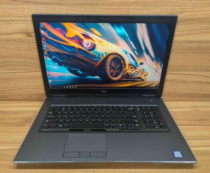 Мобільна робоча станція Dell Precision 7740 / 17,3" (1920x1080) IPS / Intel Xeon E-2276M (6 (12) ядер по 2,8 - 4,7 ГГц) / 32 ГБ DDR4 / 512 ГБ SSD / nVidia Quadro RTX 4000, 8 ГБ GDDR6, 256-біт / Веб-камера / HDMI / Windows 10 б/в - зображення 2