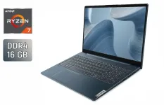 Ноутбук Lenovo IdeaPad 5 15ALC05 / 15.6" (1920x1080) IPS / AMD Ryzen 7 5700U (8 (16) ядер по 1.8 - 4.3 GHz) / 16 GB DDR4 / 512 GB SSD / AMD Radeon Graphics 512SP / WebCam / Windows 11 б/в