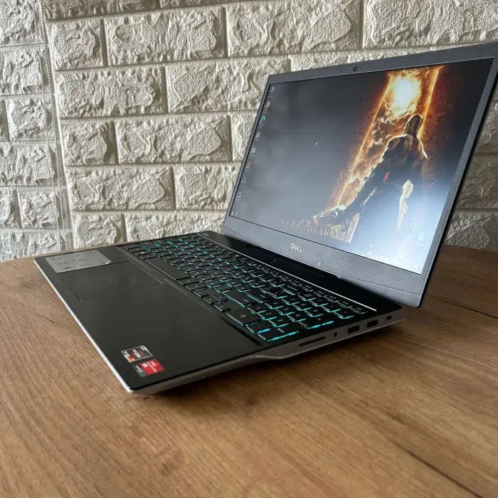 Ігровий ноутбук Б-клас Dell G5 SE 5505 / 15.6" (1920x1080) IPS / AMD Ryzen 7 4800H (8 (16) ядер по 2.9 - 4.2 GHz) / 8 GB DDR4 / 512 GB SSD / AMD Radeon RX 5600M, 6 GB GDDR6, 192-bit / WebCam б/в - зображення 5