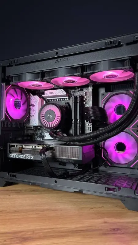 Збірка під замовлення:ігровий ПК GameMax Hype-M Black Tower / AMD Ryzen 7 7800X3D (8 (16) ядер по 4.2 - 5.0 GHz) / 32 GB DDR5 / 1000 GB SSD M.2 / nVidia GeForce RTX 5070, 12 GB GDDR7, 192-bit / 850W - зображення 6