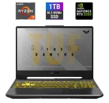 Ігровий ноутбук Asus TUF Gaming 506IV-AS76 / 15.6" (1920x1080) IPS / AMD Ryzen 7 4800H (8 (16) ядер по 2.9 - 4.2 GHz) / 16 GB DDR4 / 1000 GB SSD M.2 / nVidia GeForce RTX 2060, 6 GB GDDR6, 192-bit / WebCam / USB 3.2 / HDMI б/в