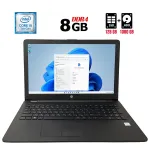 Ноутбук HP Pavilion 15-bs0xx / 15.6" (1366x768) TN / Intel Core i5-7200U (2 (4) ядра по 2.5 - 3.1 GHz) / 8 GB DDR4 / 128 GB SSD + 1000 GB HDD / Intel HD Graphics 620 / WebCam / HDMI б/в