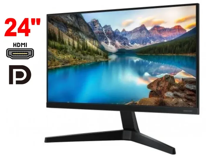 Монітор Samsung F24T370 / 24" (1920x1080) IPS / 1x HDMI, 1x DP / VESA 100x100 б/в - зображення 1