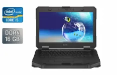 Захищений ноутбук Б-клас Dell Rugged Latitude 5414 / 14" (1920x1080) IPS / Intel Core i5-6300U (2 (4) ядра по 2.4 - 3.0 GHz) / 16 GB DDR4 / 512 GB SSD / Intel HD Graphics 520 / 4G / HDMI / Windows 10 б/в