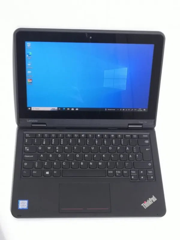 Нетбук-трансформер Lenovo ThinkPad Yoga 11e G4 / 11.6" (1366x768) IPS Touch / Intel Core i3-7100U (2 (4) ядра по 2.4 GHz) / 8 GB DDR3 / 128 GB SSD / Intel HD Graphics 620 / WebCam / Win 10 Pro б/в - зображення 2