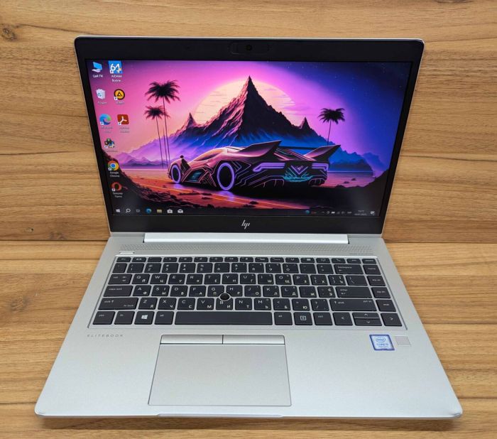 Ультрабук Б-клас HP EliteBook 840 G5 / 14" (1920x1080) IPS / Intel Core i5-7200U (2 (4) ядра по 2.5 - 3.1 GHz) / 8 GB DDR4 / 256 GB SSD / Intel UHD Graphics 620 / WebCam / Fingerprint / Windows 10 б/в - зображення 2