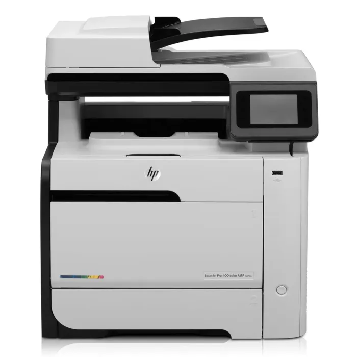 БФП HP LaserJet Pro 400 color MFP M475dn / Лазерний кольоровий друк / 600x600 dpi / A4 / 21 стор/хв / USB 2.0, Ethernet / Дуплекс / Кабелі в комплекті б/в - зображення 1