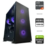 Збірка під замовлення: ігровий ПК 2E Gaming Virtus Neo G3301N Tower / AMD Ryzen 5 3600 (6 (12) ядер по 3.6 - 4.2 GHz) / 16 GB DDR4 / 1000 GB SSD M.2 / nVidia GeForce RTX 3060, 12 GB GB GDDR6, 192-bit / HDMI / 650W