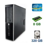 ПК HP Compaq Pro 6300 SFF / Intel Core i3-3240 (2 (4) ядра по 3.4 GHz) / 8 GB DDR3 / 320 GB HDD / Intel HD Graphics 2500 б/в