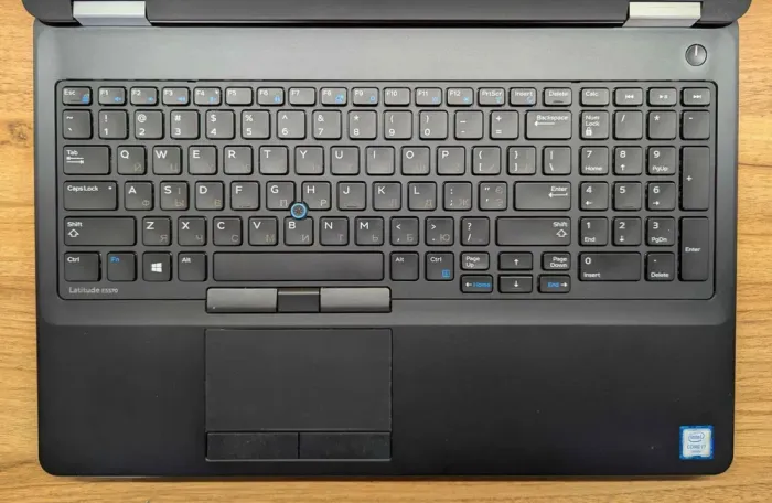 Ноутбук Dell Latitude E5570 / 15.6" (1920x1080) IPS Touch / Intel Core i7-6600U (2 (4) ядра по 2.6 - 3.4 GHz) / 16 GB DDR4 / 512 GB SSD / AMD Radeon R7 M360, 2 GB DDR3, 64-bit / WebCam / Windows 10 б/в - зображення 5