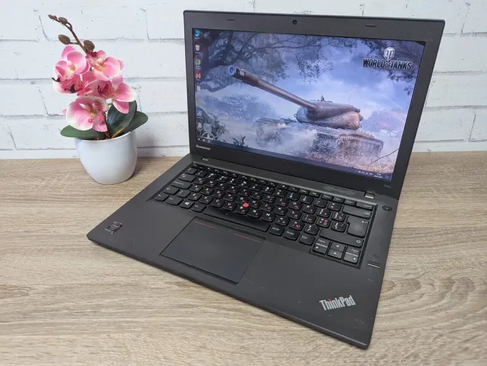 Ноутбук Б-клас Lenovo ThinkPad T440 / 14" (1600x900) TN / Intel Core i5-4210U (2 (4) ядра по 1.7 - 2.7 GHz) / 8 GB DDR3 / 128 GB SSD / Intel HD Graphics 4400 / WebCam б/в - зображення 7