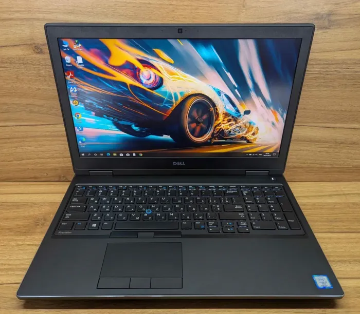 Мобільна робоча станція Dell Precision 7530 / 15.6" (1920x1080) IPS / Intel Core i7-8850H (6 (12) ядер по 2.6 - 4.3 GHz) / 32 GB DDR4 / 512 GB SSD / nVidia Quadro P1000, 4 GB GDDR5, 128-bit / WebCam / Windows 10 б/в - зображення 2