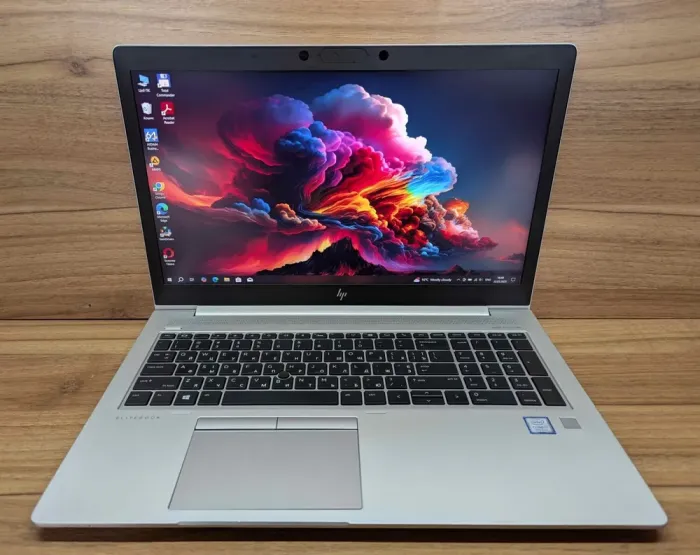 Ультрабук HP EliteBook 850 G5 / 15.6" (1920x1080) IPS / Intel Core i7-8550U (4 (8) ядра по 1.8 - 4.0 GHz) / 16 GB DDR4 / 512 GB SSD / Intel UHD Graphics 620 / WebCam / TouchID / Windows 10 б/в - зображення 2