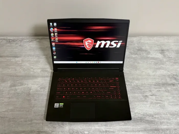 Ігровий ноутбук MSI GF65 Thin 10UE / 15.6" (1920x1080) IPS / Intel Core i5-10500H (6 (12) ядер по 2,5 - 4,5 ГГц) / 16 ГБ DDR4 / 512 ГБ SSD M.2 / nVidia GeForce RTX 3060, 6 ГБ GDDR6, 192-bit / WebCam б/в - зображення 2
