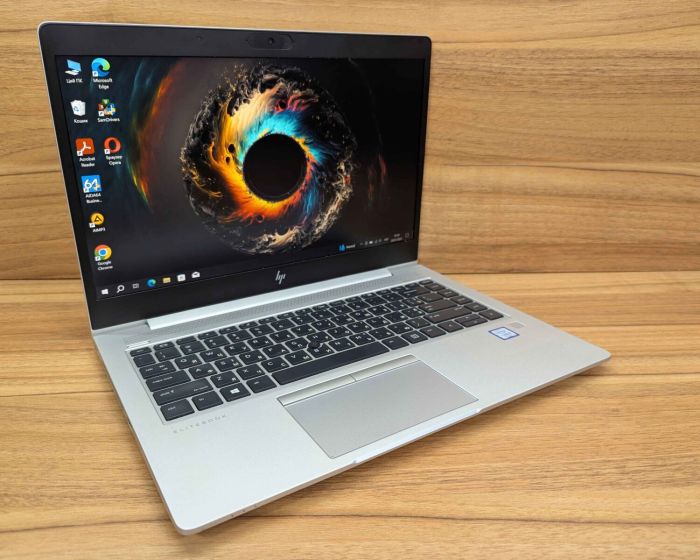 Ультрабук HP EliteBook 840 G5 / 14" (1920x1080) IPS / Intel Core i5-7200U (2 (4) ядра по 2.5 - 3.1 GHz) / 8 GB DDR4 / 256 GB SSD / Intel UHD Graphics 620 / WebCam / TouchID / Windows 10 б/в - зображення 4