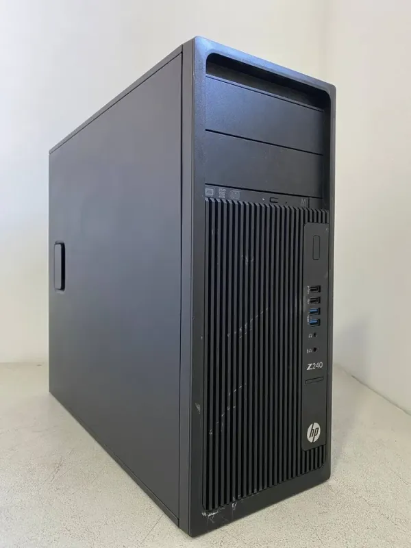 Робоча станція HP Z240 Workstation Tower / Intel Core i7-6700 (4 (8) ядра по 3.4 - 4.0 GHz) / 16 GB DDR4 / 256 GB SSD + 500 GB HDD / nVidia GeForce GTX 1050 Ti, 4 GB GDDR5, 128-bit / DVD-ROM б/в - зображення 3