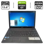 Ноутбук Acer Aspire 5732G / 15.6" (1366x768) TN / Intel Core i5-460M (2 (4) ядра по 2.5 - 2.8 GHz) / 6 GB DDR3 / 500 GB HDD / nVidia GeForce GT 540M, 1 GB GDDR3, 128-bit / WebCam / DVD-ROMб/в