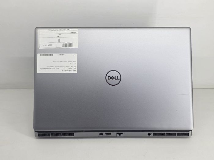 Мобільна робоча станція Dell Precision 7750 / 17,3" (1920x1080) IPS / Intel Core i7-10850H (6 (12) ядер по 2.7 - 5.1 GHz) / 32 GB DDR4 / 1000 GB SSD / nVidia Quadro RTX 3000, 6 GB GDDR6, 192-bit / WebCam б/в - зображення 3