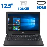 Нетбук Б-клас Dell Latitude / 12.5" TN / Core i3-5010U (2(4) ядра по 2.1GHz) / 4GB DDR3 / 128GB SSD / WebCam / HD Graphics 5500 / HDMI б/в