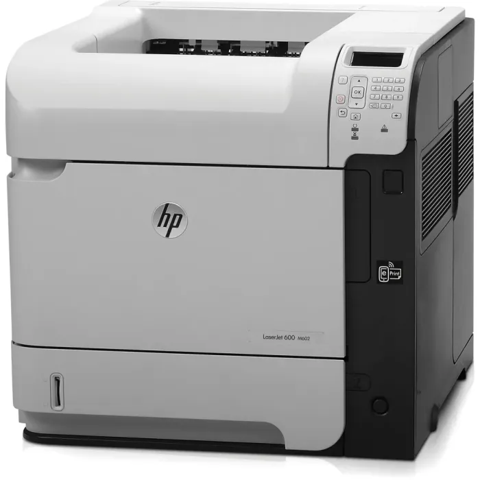 Принтер HP LaserJet Enterprise 600 M602 / Лазерний монохромний друк / 1200x1200 dpi / A4 / 50 стор/хв / USB 2.0, Ethernet б/в - зображення 1