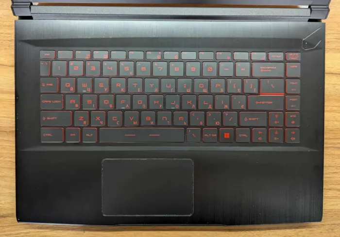 Ігровий ноутбук MSI MS-16W2 / 15.6" (1920x1080) IPS / Intel Core i5-10500H (6 (12) ядер по 2.5 - 4.5 GHz) / 16 GB DDR4 / 1000 GB SSD / nVidia GeForce RTX 3060, 6 GB GDDR6, 192-bit / WebCam / WebCam / Windows 10 б/в - зображення 3