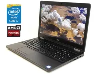 Мобільна робоча станція Б-клас Dell Precision 3510 / 15.6" (1920x1080) IPS / Intel Core i7-6820HQ (4 (8) ядра по 2.7 - 3.6 GHz) / 8 GB DDR4 / 256 GB SSD / AMD FirePro W5130M, 2 GB GDDR5, 128-bit / WebCam б/в