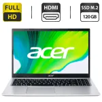 Ультрабук Acer Aspire 3 A315-58 / 15.6" TN / Core i3-1115G4 (2(4) ядра по 4.1GHz) / 4GB DDR4 / 120GB SSD M.2 / UHD Graphics / WebCam / HDMI б/в
