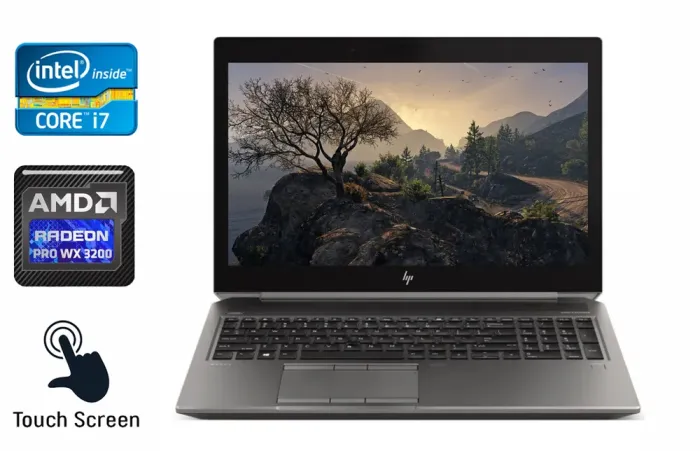 Мобільна робоча станція Б-клас HP Zbook 15u G6 / 15.6" (1920x1080) IPS Touch / Intel Core i7-8665U (4 (8) ядра по 1.9 - 4.8 GHz) / 16 GB DDR4 / 512 GB SSD / AMD Radeon Pro WX 3200, 4 GB GDDR5, 128-bit / WebCam / TouchID б/в - зображення 1