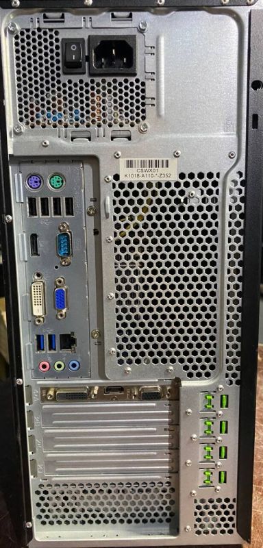 Комп'ютер Fujitsu Esprimo P720 E90 Tower / Intel Core i7-4790 (4 (8) ядра по 3,6 - 4,0 ГГц) / 16 ГБ DDR3 / 256 ГБ SSD / nVidia GeForce GT 730, 2 ГБ GDDR3, 64-біт / DVD-ROM б/в - зображення 4