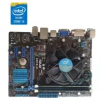 Комплект: Материнська плата Asus H61M-K / LGA1155 / Intel Core i5-3470 (4 ядра по 3.2 - 3.6 GHz) / 8 GB DDR3 / Intel HD Graphics 2500 б/в