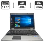 Ноутбук HP ProBook 6540b / 15.6" (1366x768) TN / Intel Core i5-520M (2 (4) ядра по 2.4 - 2.9 GHz) / 6 GB DDR3 / 120 GB SSD / Intel Graphics / WebCam / DVD-ROM б/в