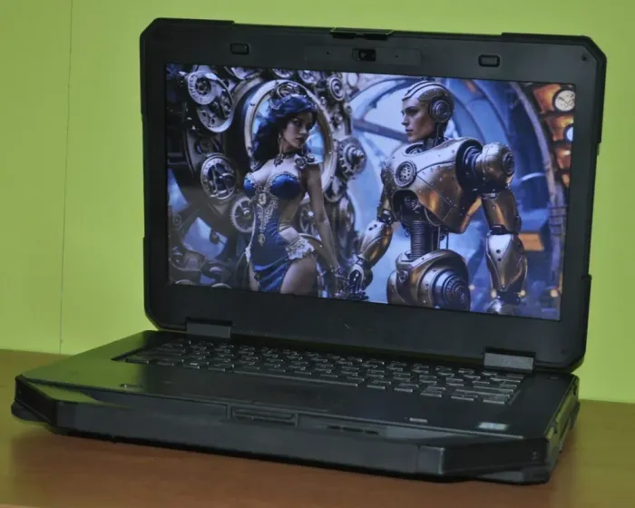 Захищений ноутбук Б-клас Dell Latitude 5414 Rugged / 14" (1366x768) TN / Intel Core i5-6300U (2 (4) ядра по 2.4 - 3.0 GHz) / 8 GB DDR4 / 256 GB SSD / Intel HD Graphics 520 / WebCam / Wi-Fi / Bluetooth / Windows 11 Pro б/в - зображення 2