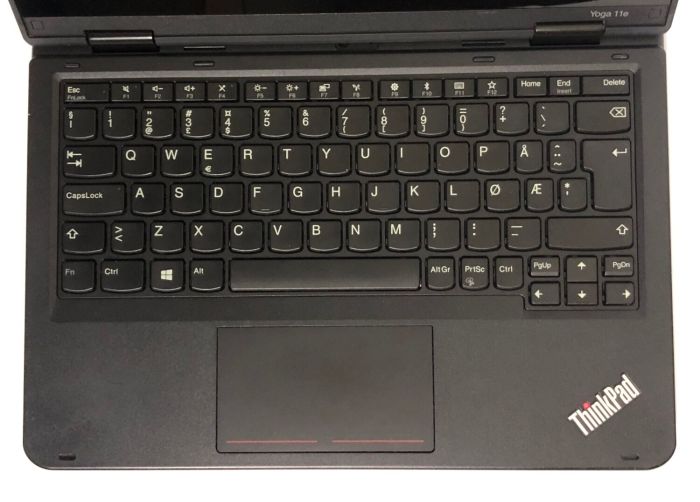 Нетбук-трансформер Б-клас Lenovo ThinkPad Yoga 11e G5 / 11.6" (1366x768) IPS Touch / Intel Celeron N4100 (4 ядра по 1.1 - 2.4 GHz) / 8 GB DDR4 / 128 GB SSD / Intel UHD Graphics 600 / WebCam / Win 11 Pro б/в - зображення 8