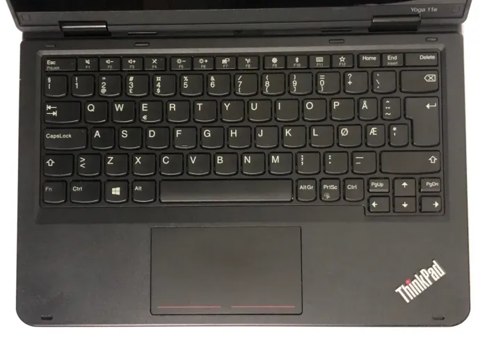 Нетбук-трансформер Б-клас Lenovo ThinkPad Yoga 11e G5 / 11.6" (1366x768) IPS Touch / Intel Celeron N4100 (4 ядра по 1.1 - 2.4 GHz) / 8 GB DDR4 / 128 GB SSD / Intel UHD Graphics 600 / WebCam / Win 11 Pro б/в - зображення 8